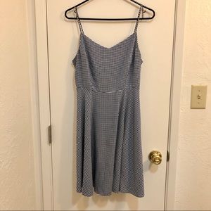 Old Navy Blue Gingham Cami Dress